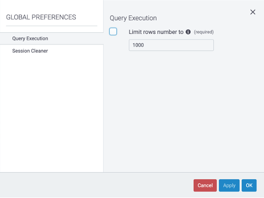 Setting Row Limit for Users Coginiti Support Home